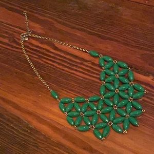 J. Crew green necklace